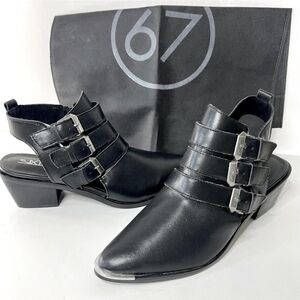 The Sixtyseven 78551 Napa Black Leather Ankle Boots
